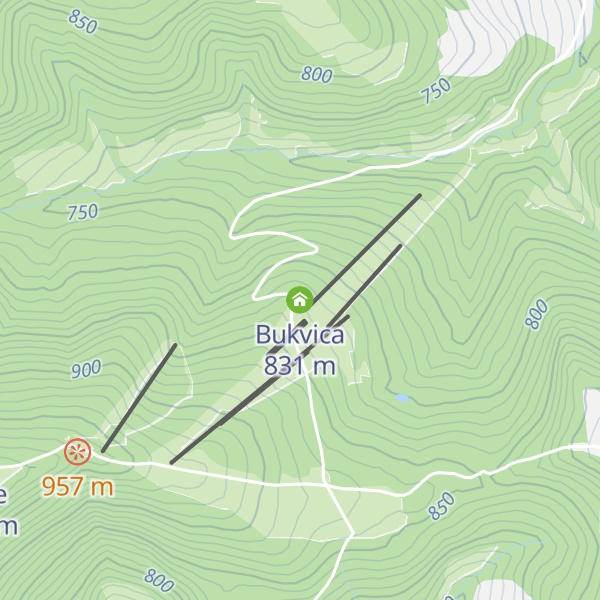 Map of Bukvica