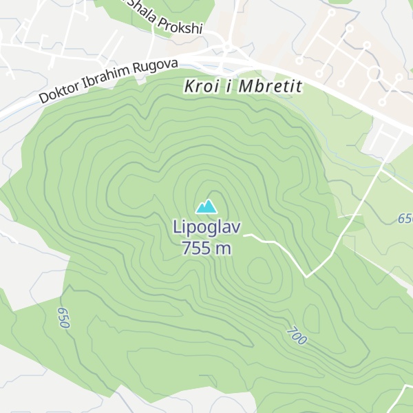 Map of Lipoglav