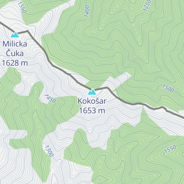 Map of Kokošar
