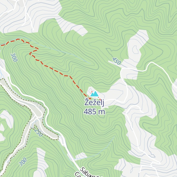 Map of Planinarski dom „Žeželj”