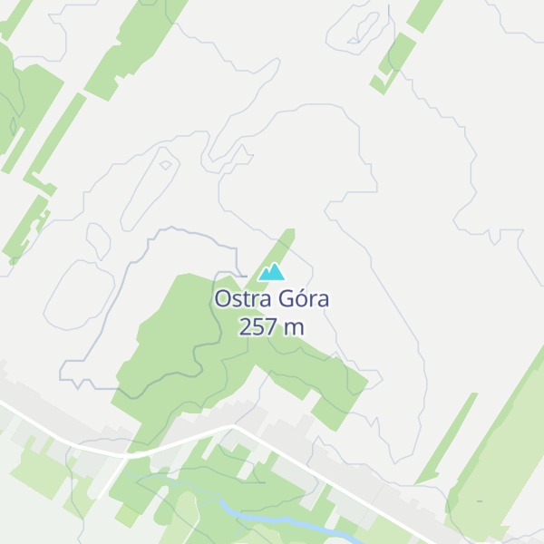 Map of Ostra Góra
