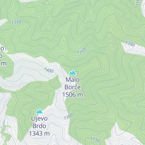 Map of Malo Borče