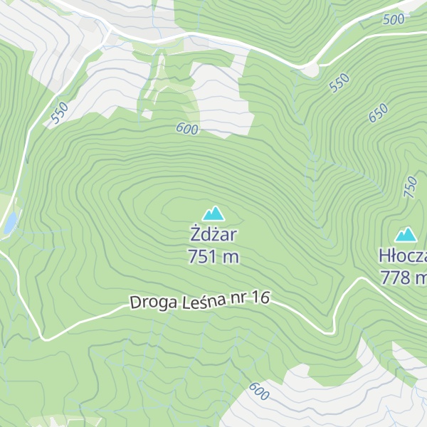 Map of Żdżar