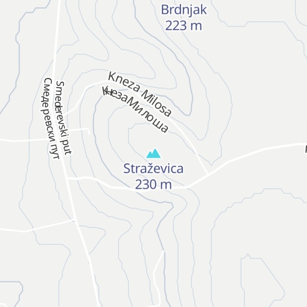 Map of Straževica