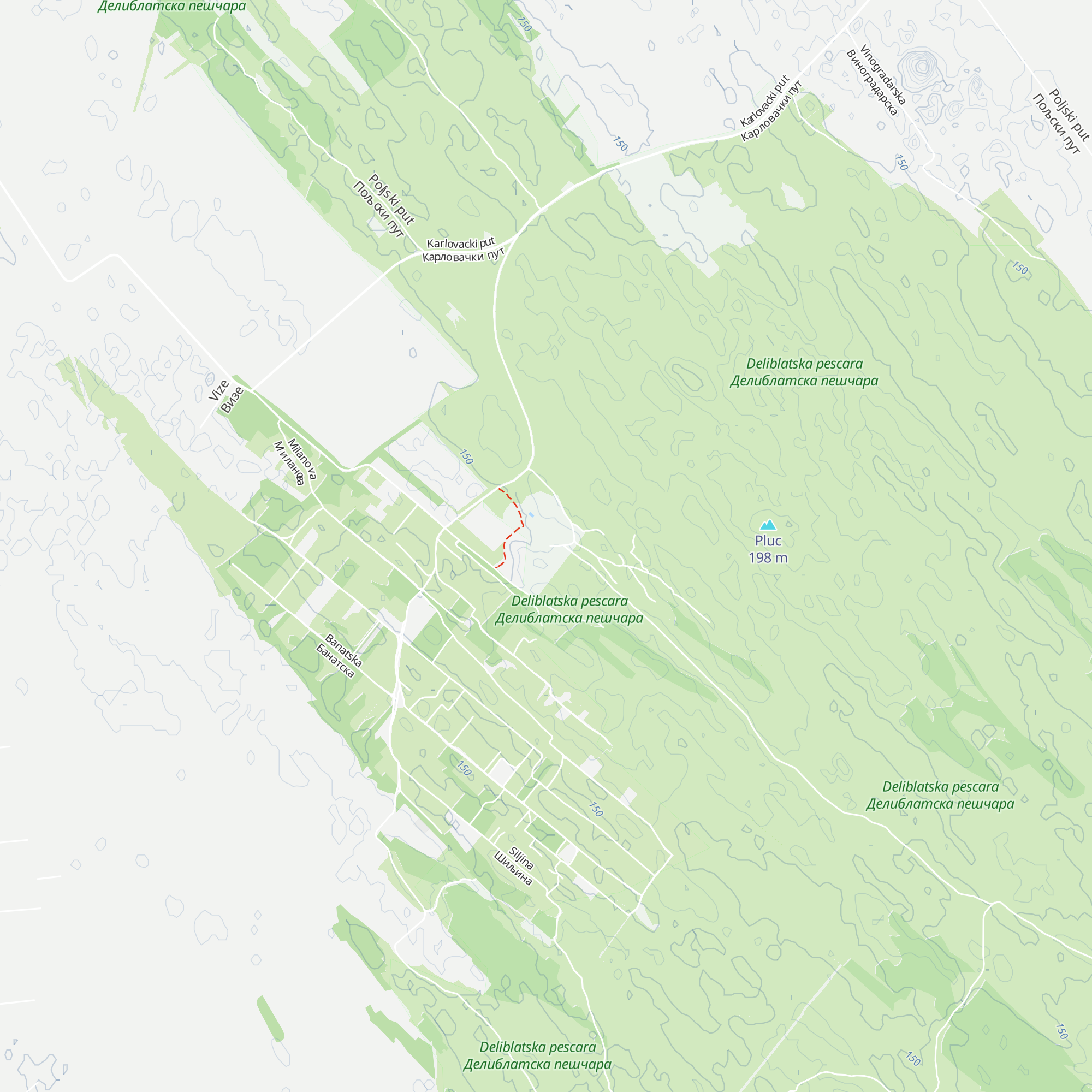 Goranski dom map