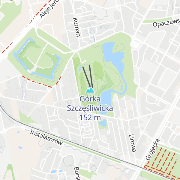 Map of Górka Szczęśliwicka