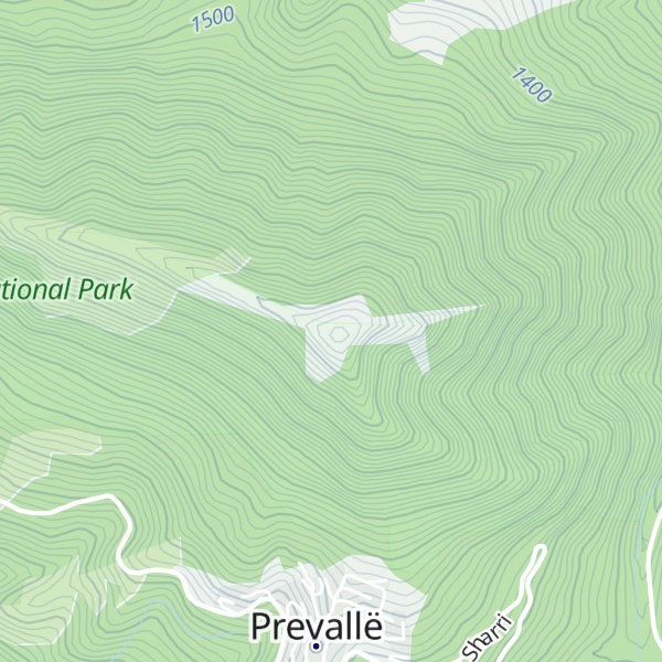 Map of Maja e Arnenit