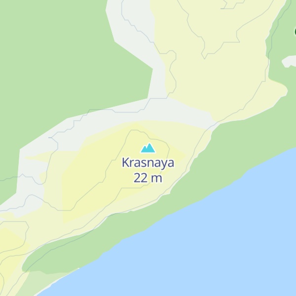 Map of Krasnaya