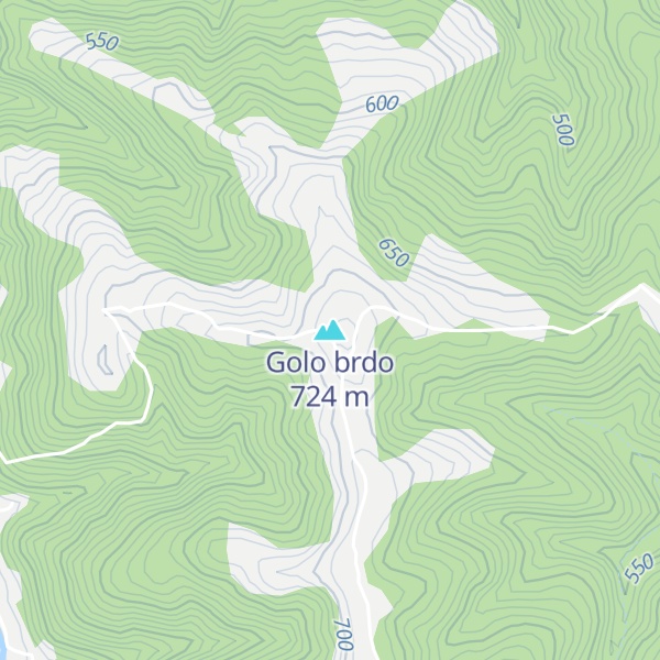 Map of Golo brdo
