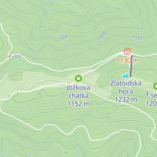 Map of Jožkova chatka