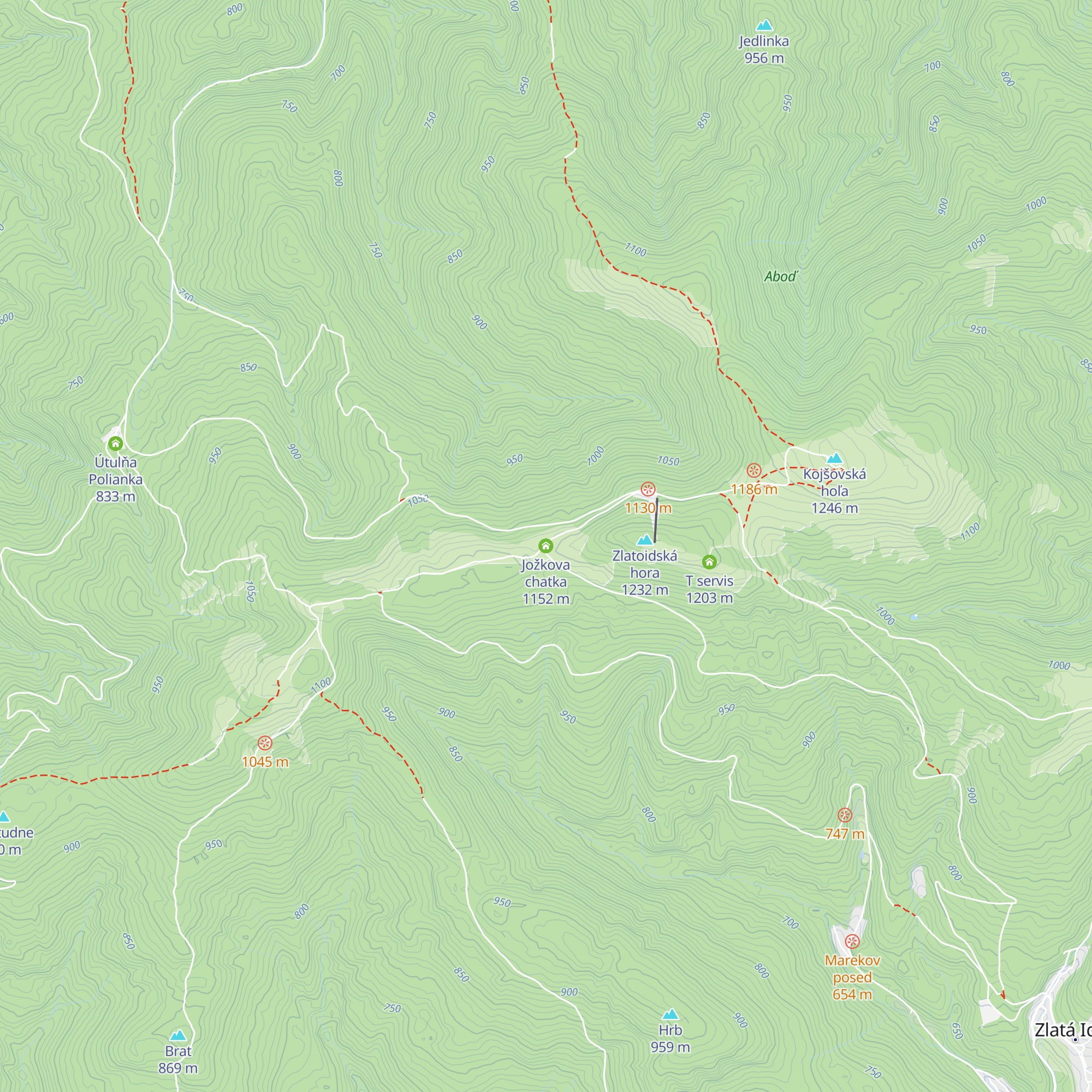 Jožkova chatka map