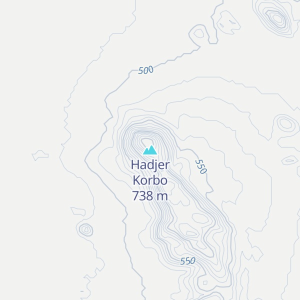 Map of Hadjer Korbo