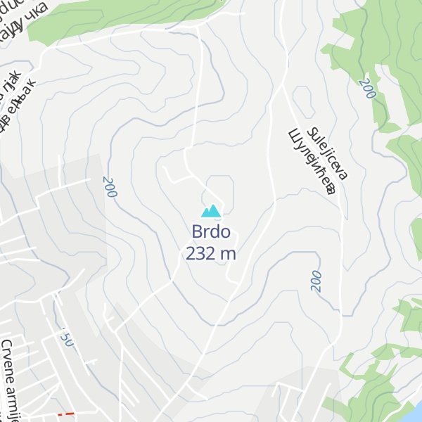 Map of Brdo