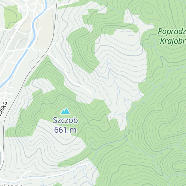 Map of PSZOK Krynica - Zdrój