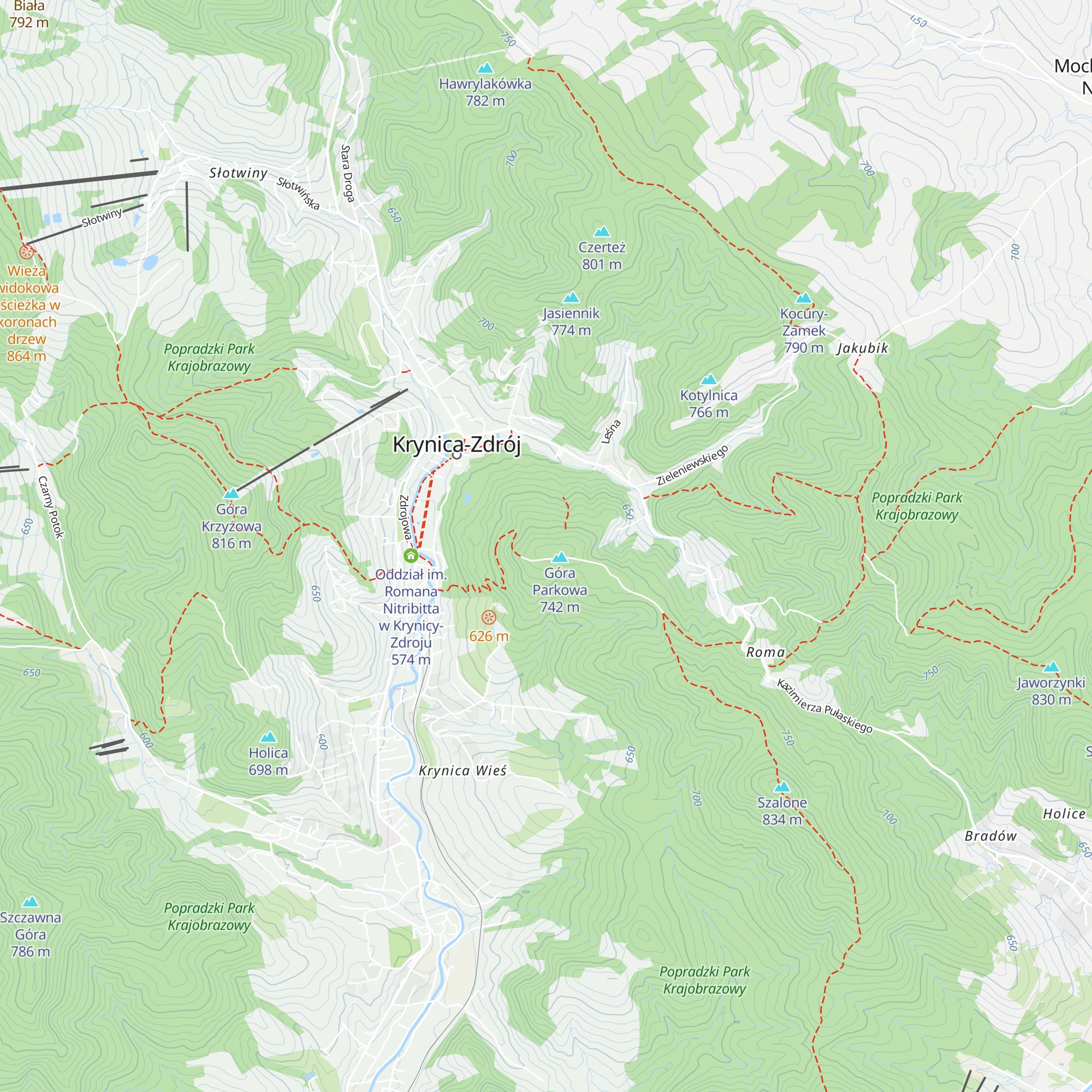 Parkowa Restauracja map
