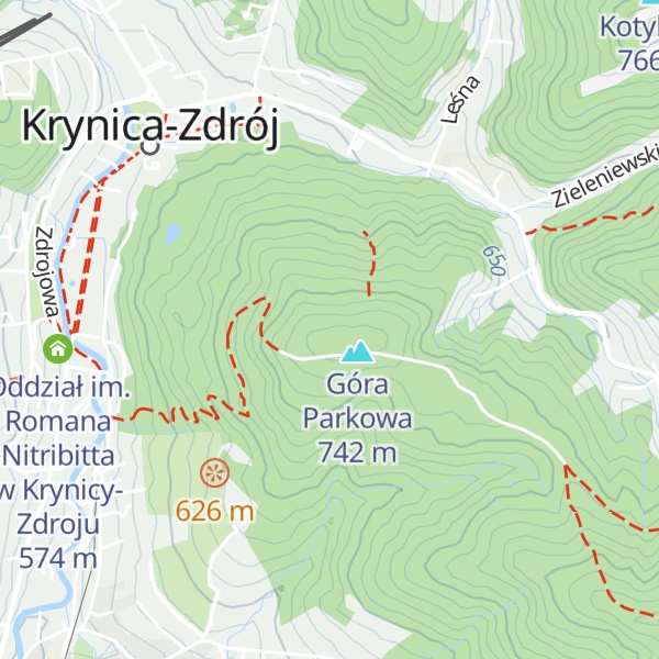Map of Parkowa Restauracja