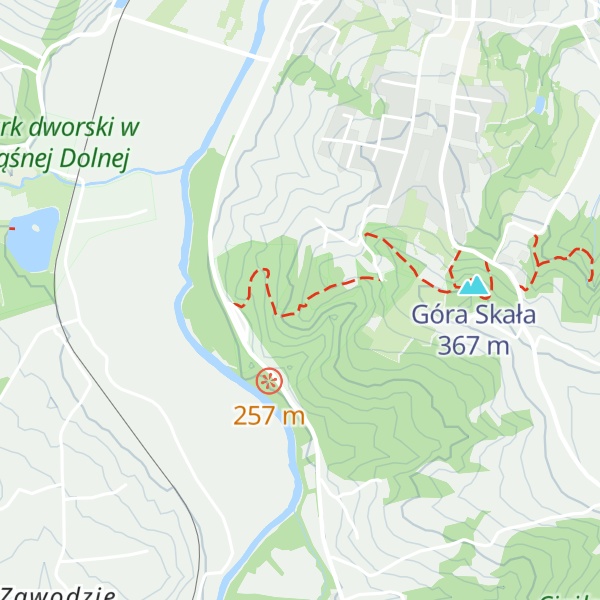 Map of Skamieniałe Miasto