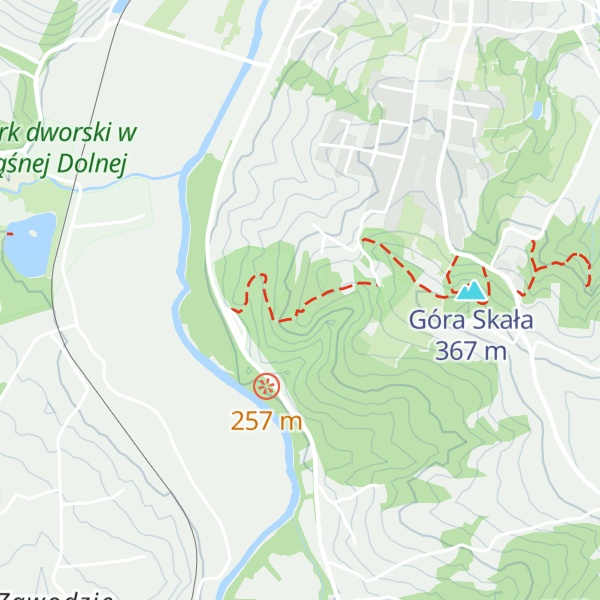 Map of Pod Borsukiem