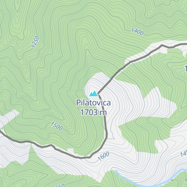 Map of Pilatovica
