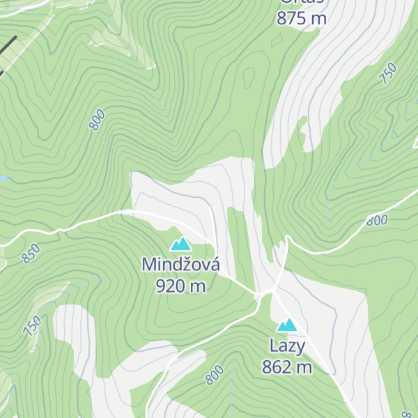Map of Chotárna
