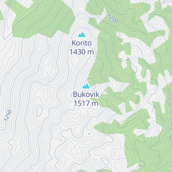 Map of Bukovik