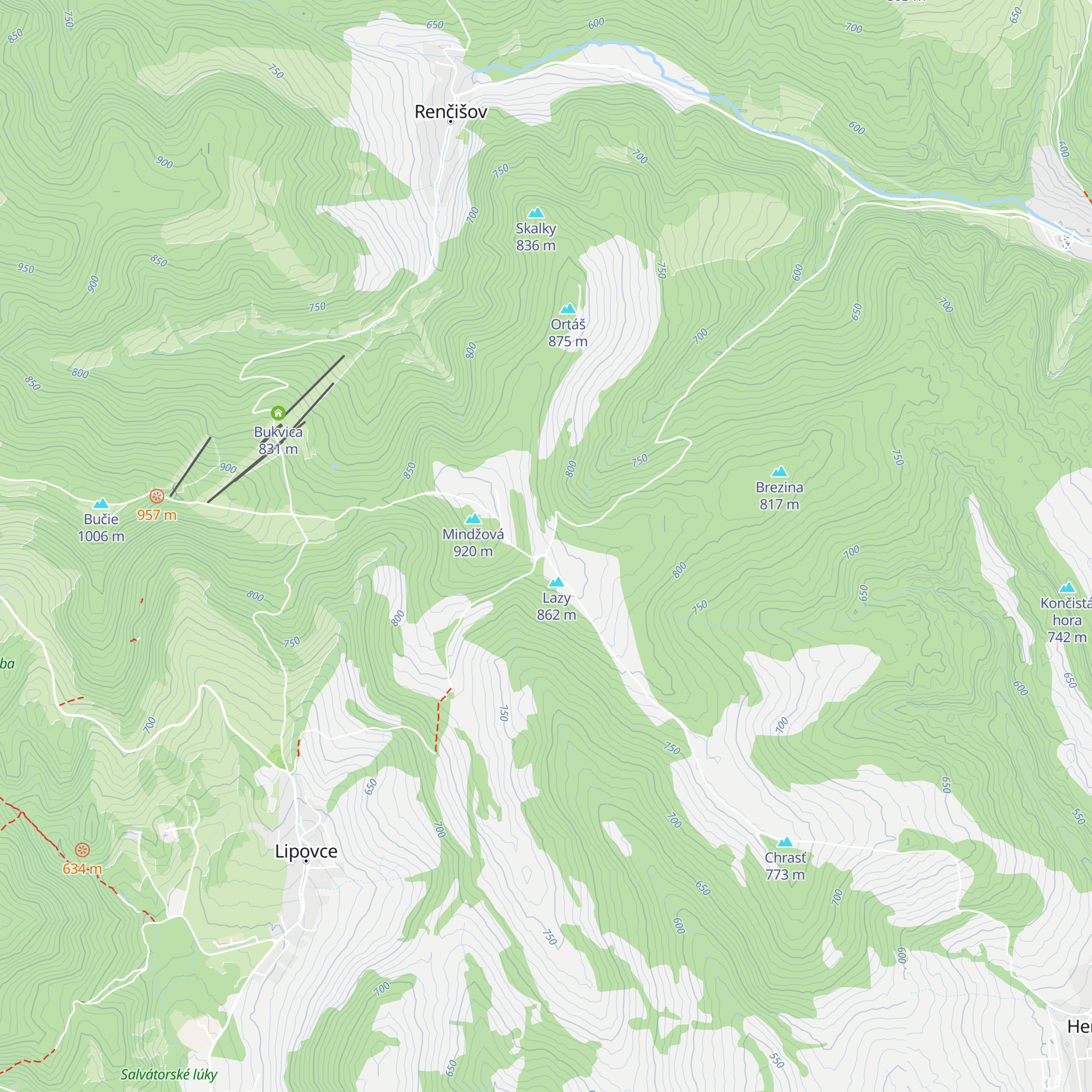 Pahorek map