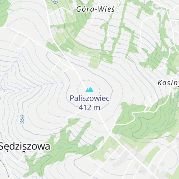 Map of Paliszowiec