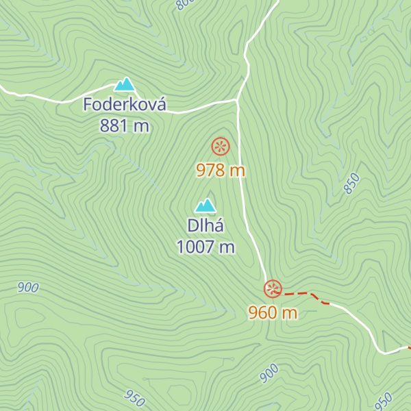 Map of Dlhá