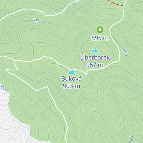 Map of Buková