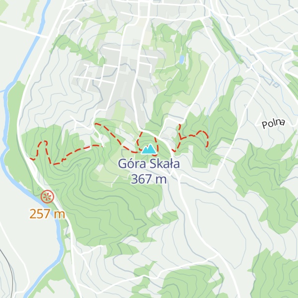 Map of Góra Skała