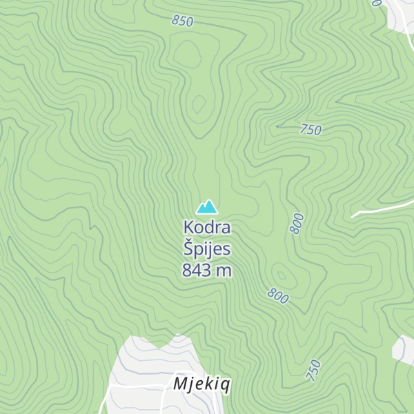 Map of Kodra Špijes