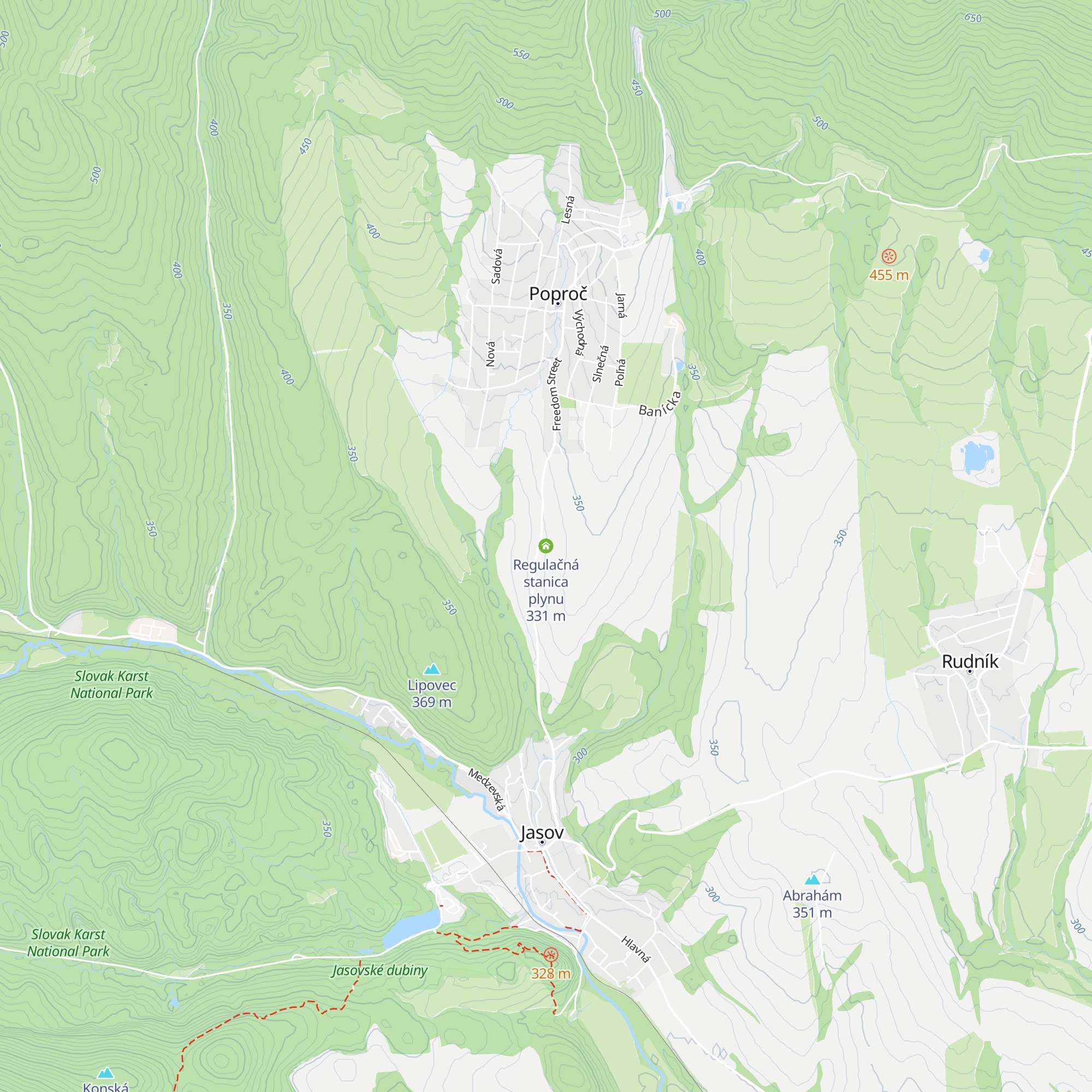 Regulačná stanica plynu map
