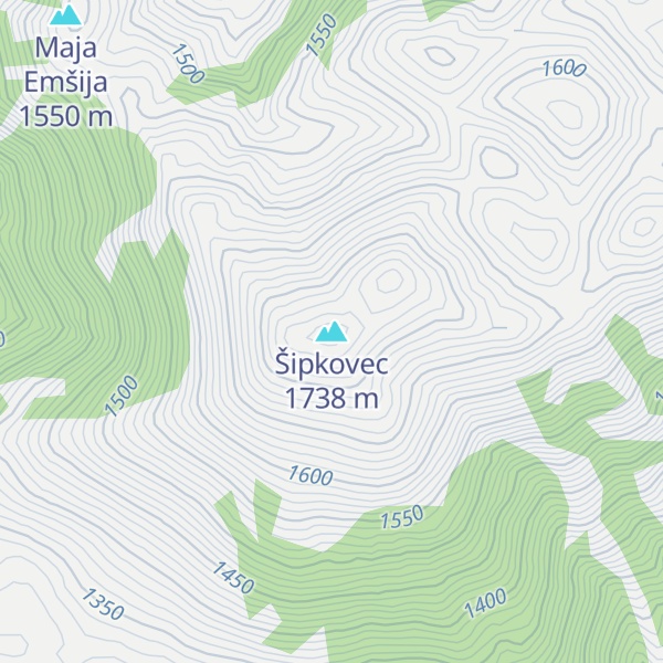 Map of Šipkovec