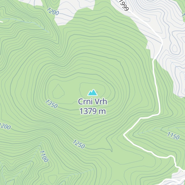 Map of Crni Vrh