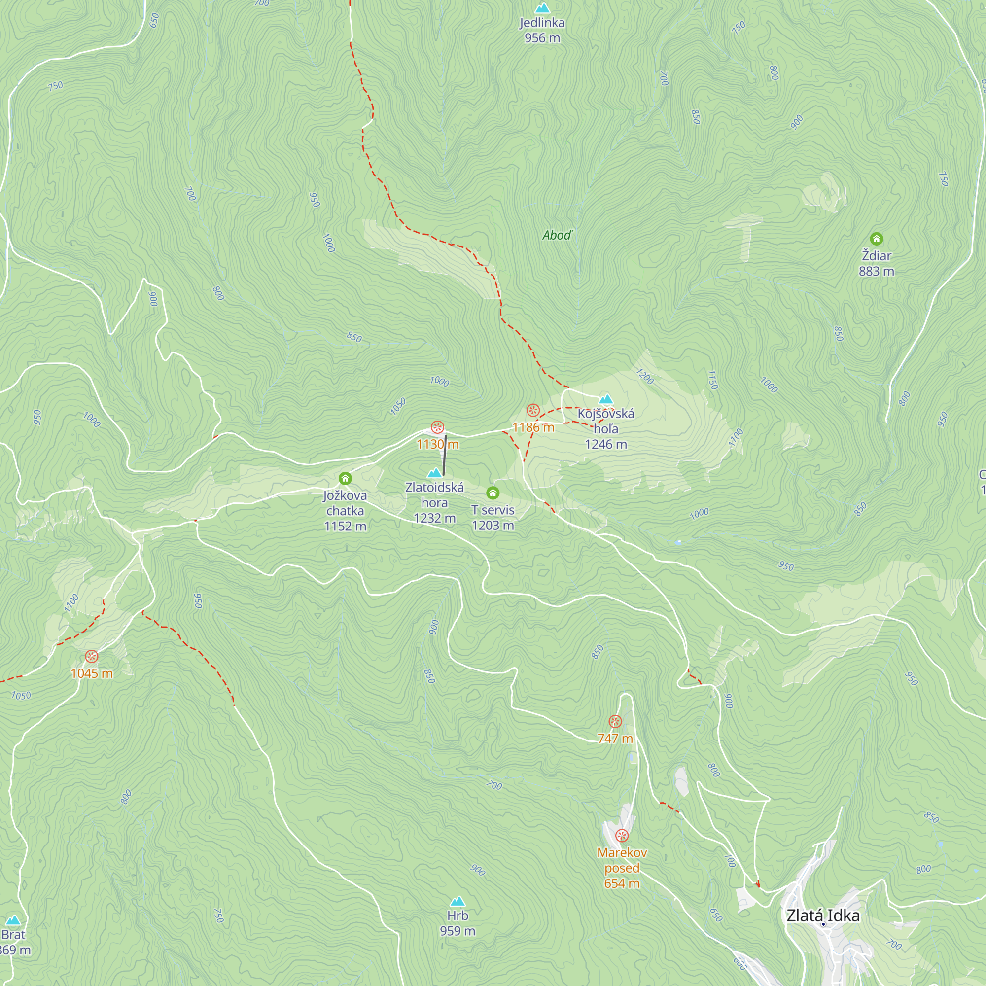 T servis map
