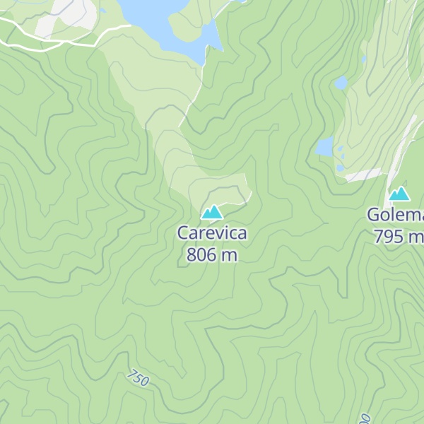 Map of Carevica