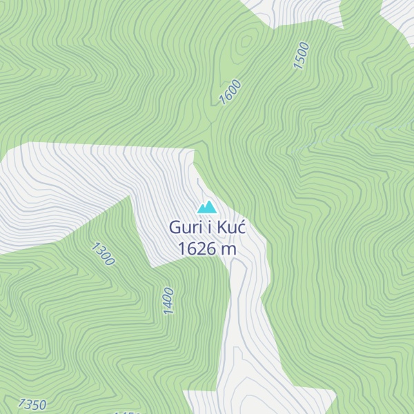 Map of Guri i Kuć