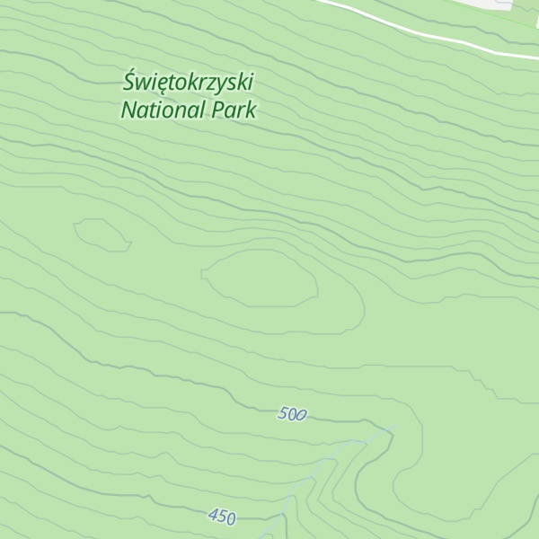 Map of Księża Skała