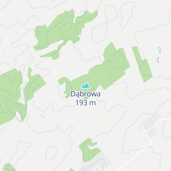 Map of Dąbrowa