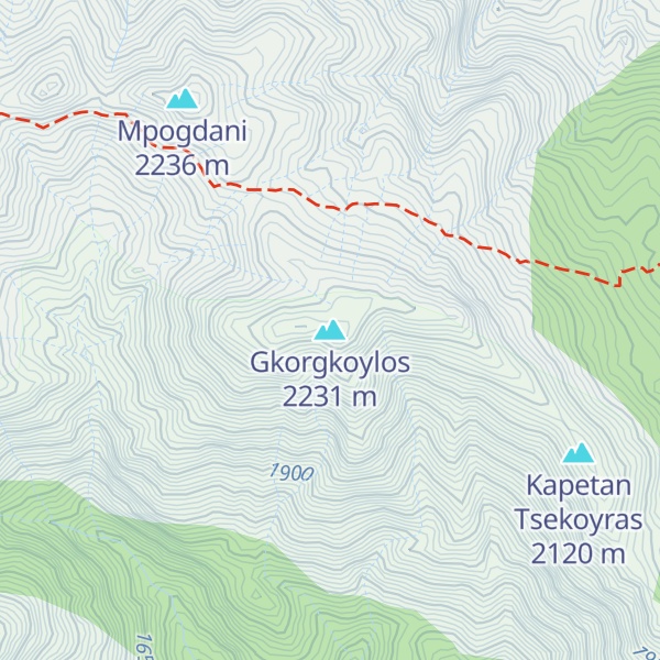 Map of Gkorgkoylos