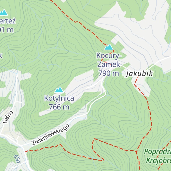 Map of 4 Pory Roku & SPA
