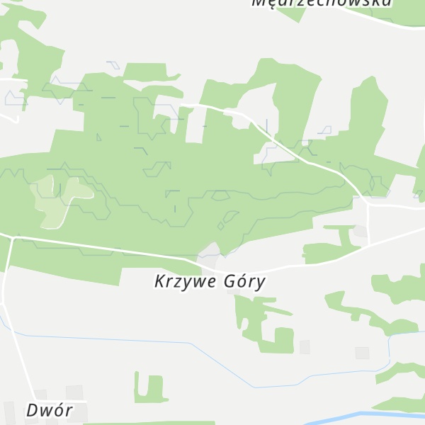 Map of Krzywa Góra