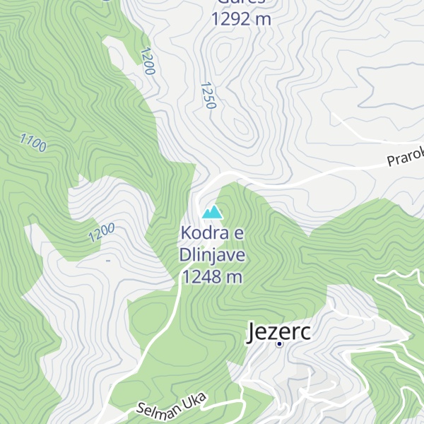 Map of Kodra e Dlinjave