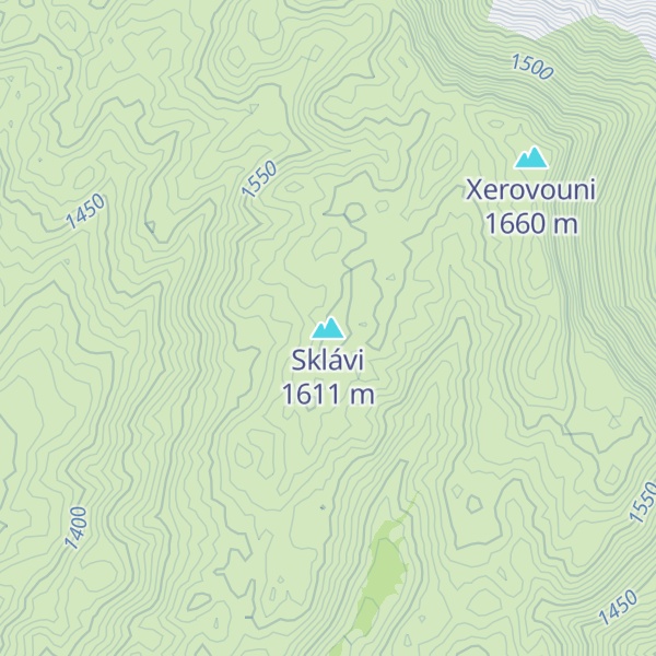 Map of Sklávi