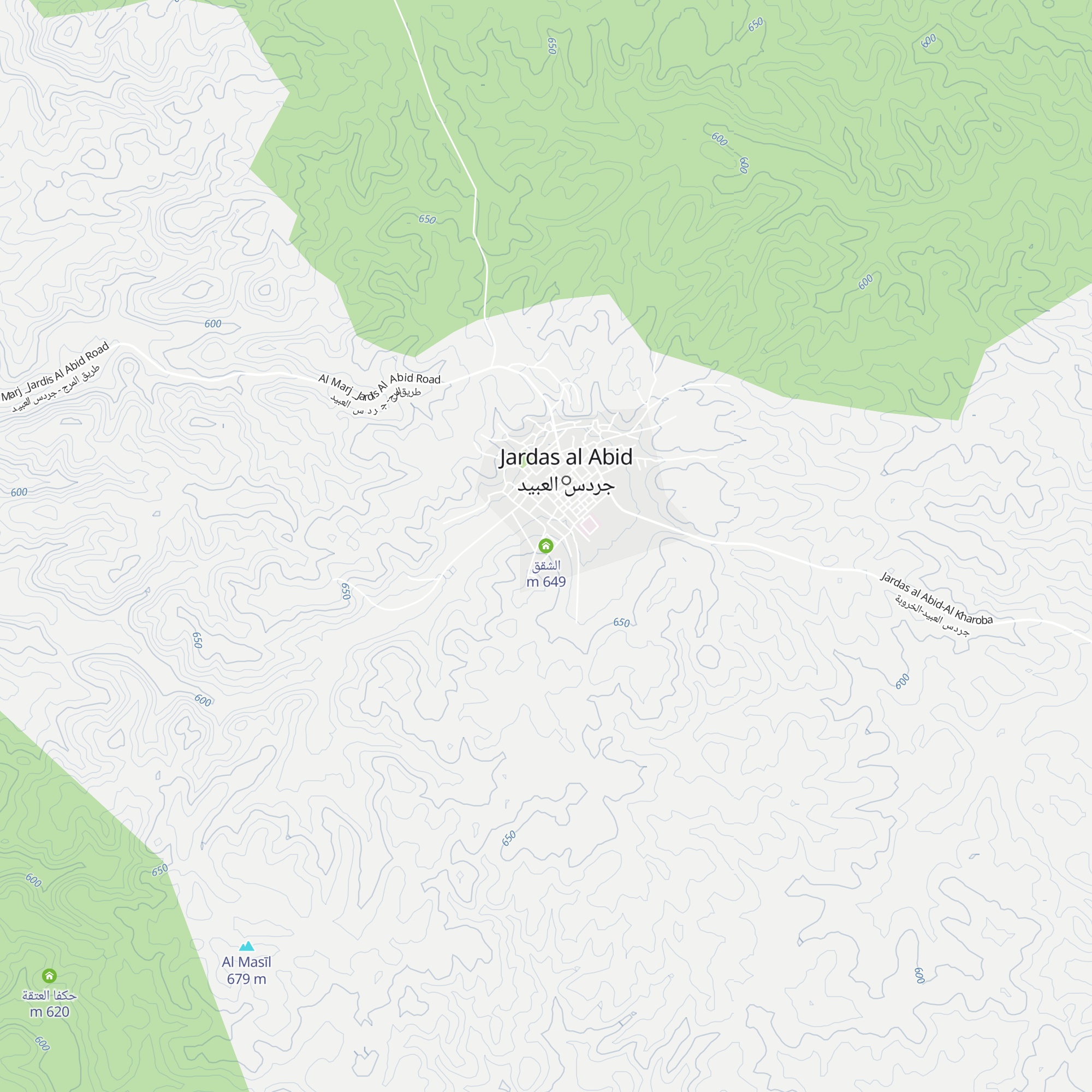 الشقق map