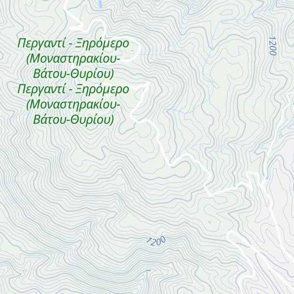 Map of Pergandí