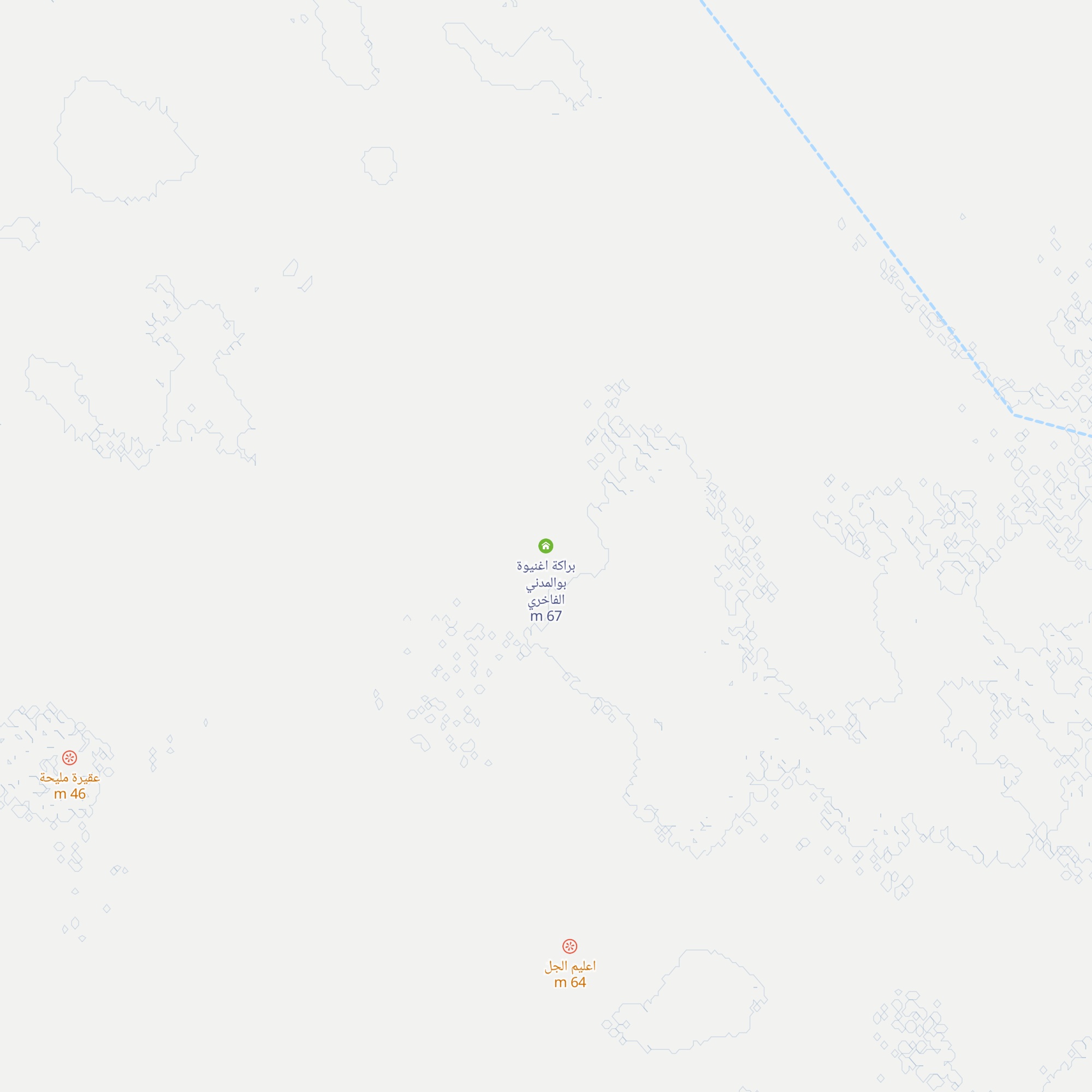 براكة اغنيوة بوالمدني الفاخري map