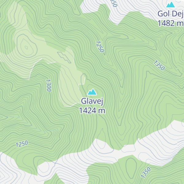 Map of Glavej