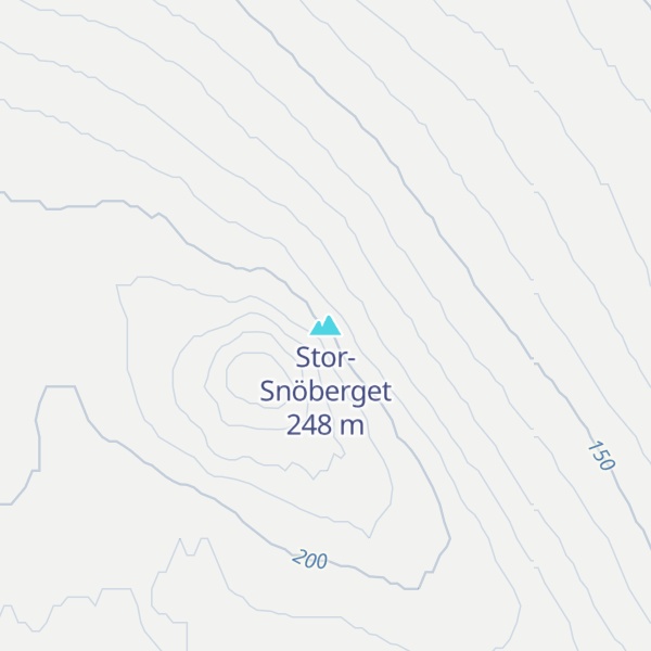 Map of Stor-Snöberget