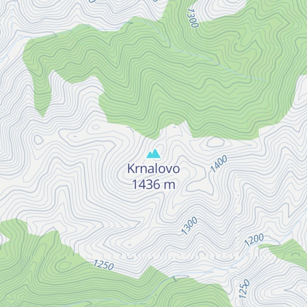 Map of Krnalovo